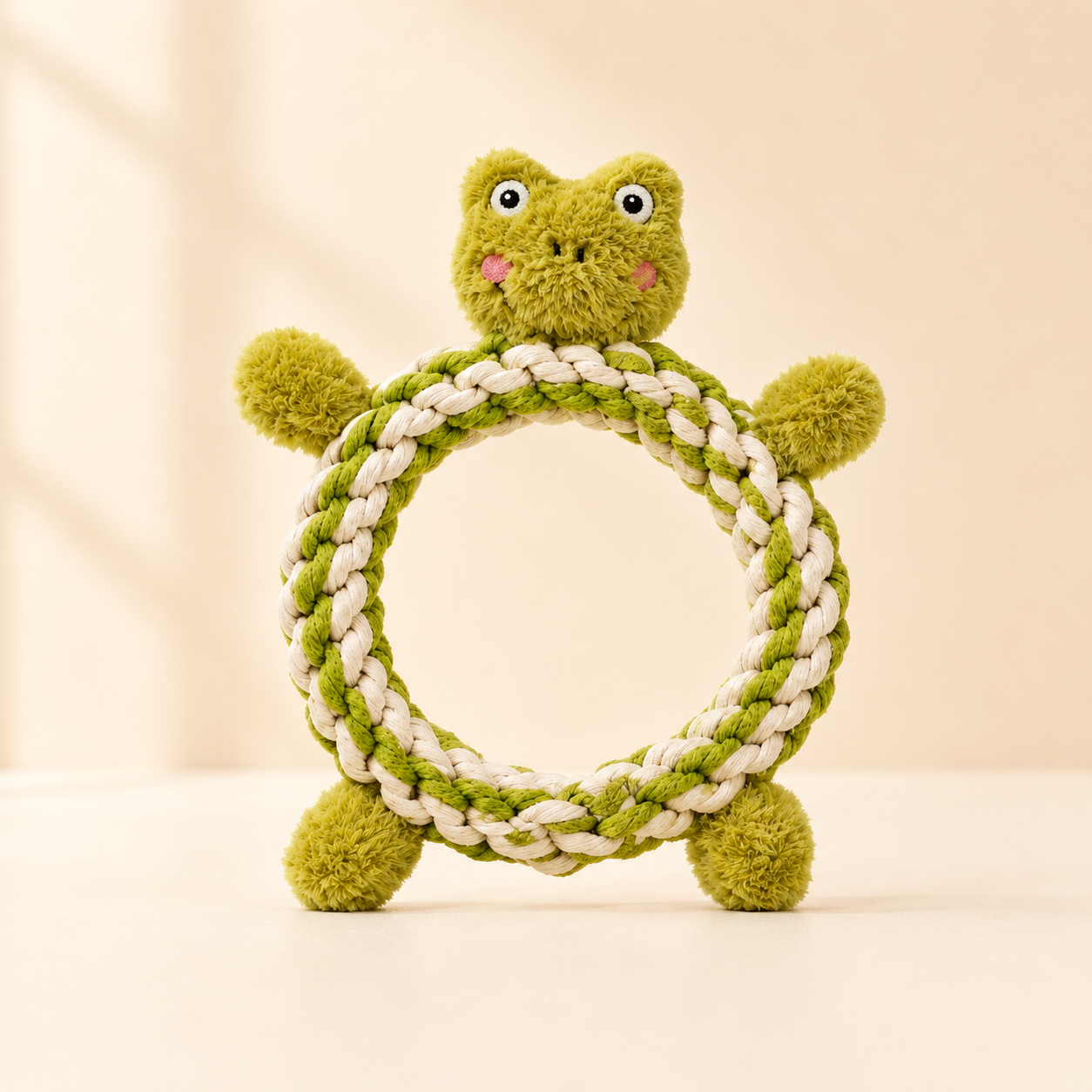 Daisy and Jasper Squeaky Plush Rope Toys